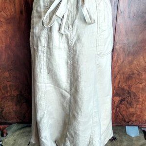 Vintage DKNY Pure linen skirt size 4